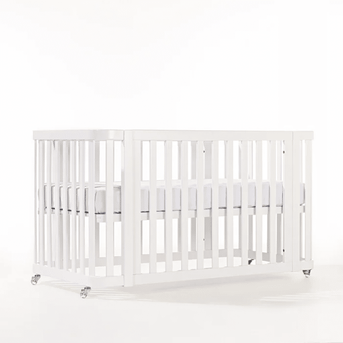 Kit Berço 3 em 1 + Cômoda 4 gavetas em Madeira Maciça Branco | Linha Feliz + 1,2,3 Kit Berço 3 em 1 + Cômoda 4 gavetas em Madeira Maciça Branco | Linha Feliz + 1,2,3