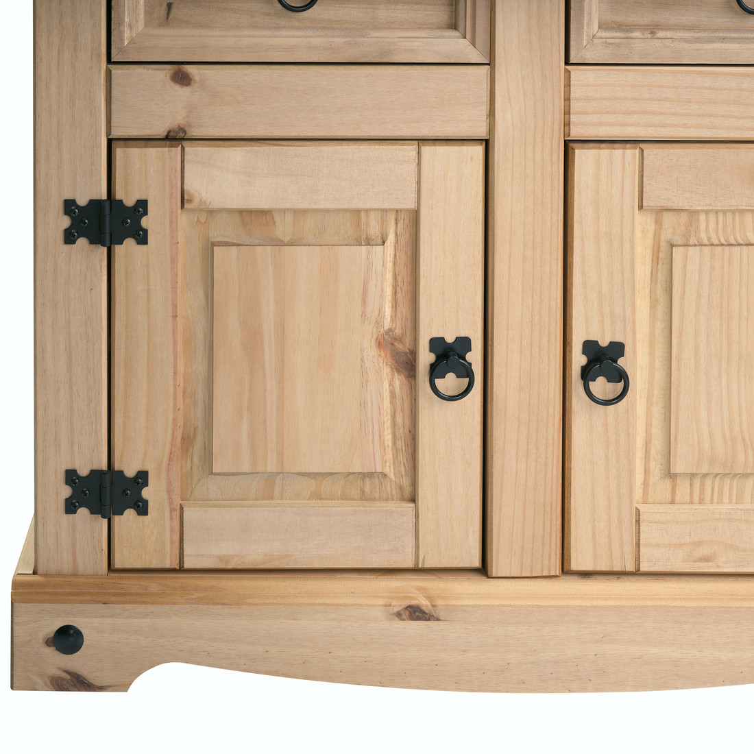 Balcão Buffet Grande em Madeira Maciça 3 Gavetas e 3 Portas