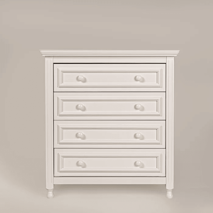 Kit Berço 3 em 1 + Cômoda 4 gavetas em Madeira Maciça Branco | Linha Feliz + 1,2,3 Kit Berço 3 em 1 + Cômoda 4 gavetas em Madeira Maciça Branco | Linha Feliz + 1,2,3