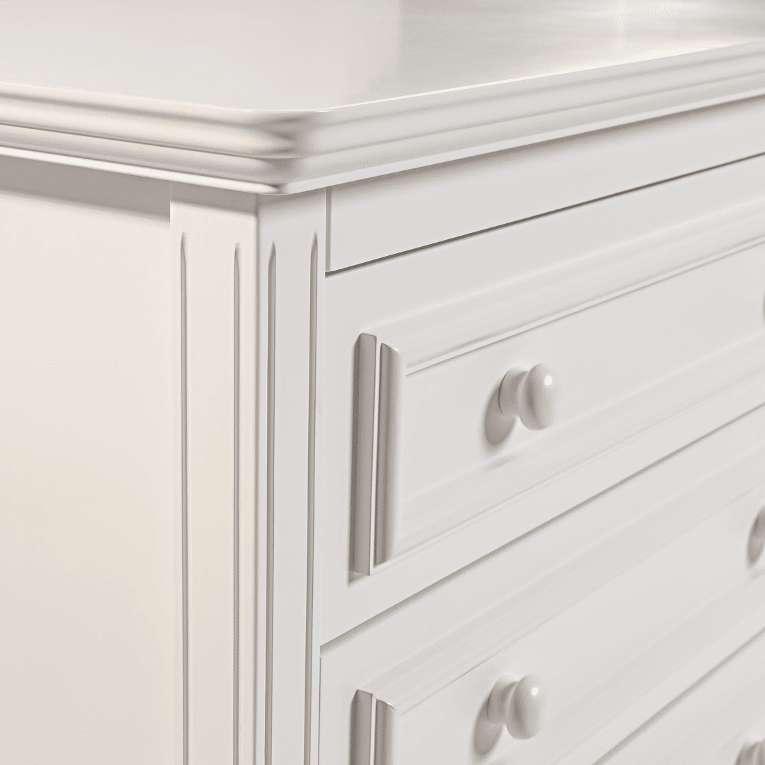 Cômoda Feliz 4 Gavetas Porta com Tela Trançada Branca com Palha Branca Cômoda Feliz 4 Gavetas Porta com Tela Trançada Branca com Palha Branca