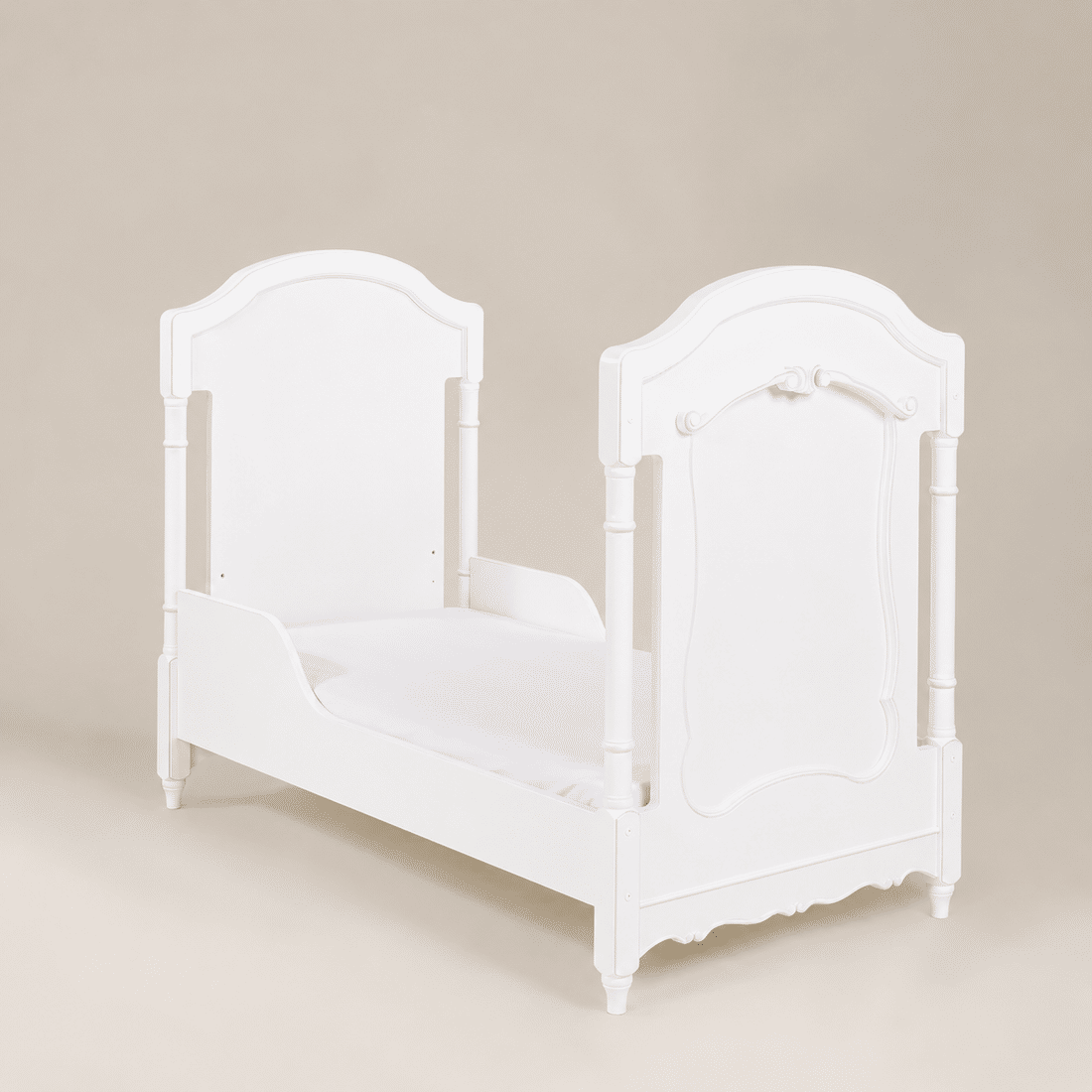Berço Americano Lilie Clássico 2 em 1 Branco Fosco Berço Americano Lilie Clássico 2 em 1 Branco Fosco