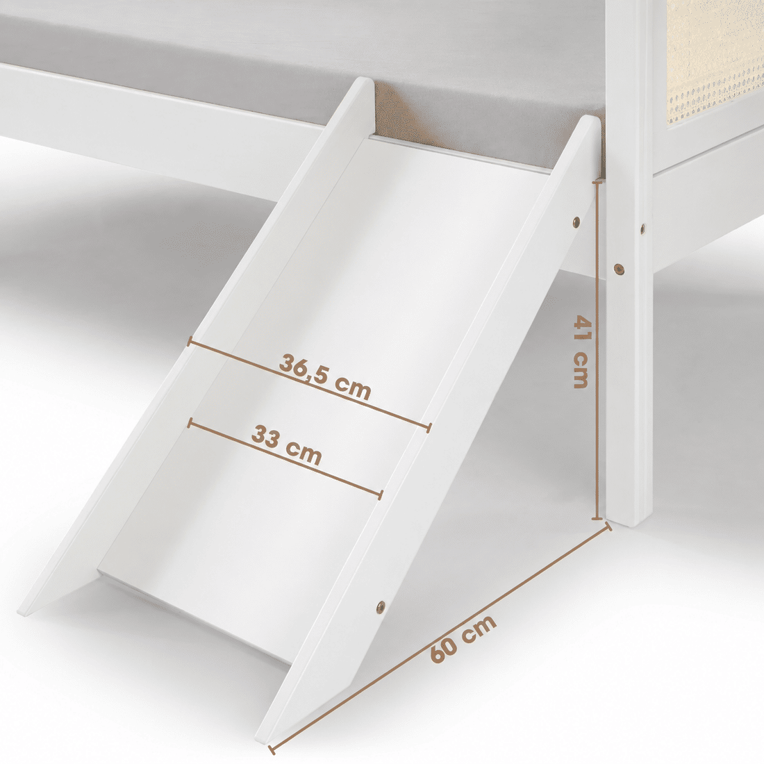 Escorregador para Cama Infantil com Fácil Fixação Branco