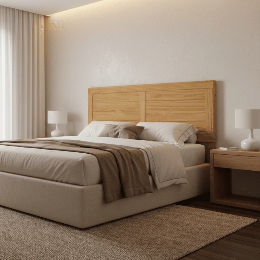 Cabeceira de Cama CASAL 140cm Plus em Madeira Maciça com Regulagem de Altura Cabeceira de Cama CASAL 140cm Plus em Madeira Maciça com Regulagem de Altura
