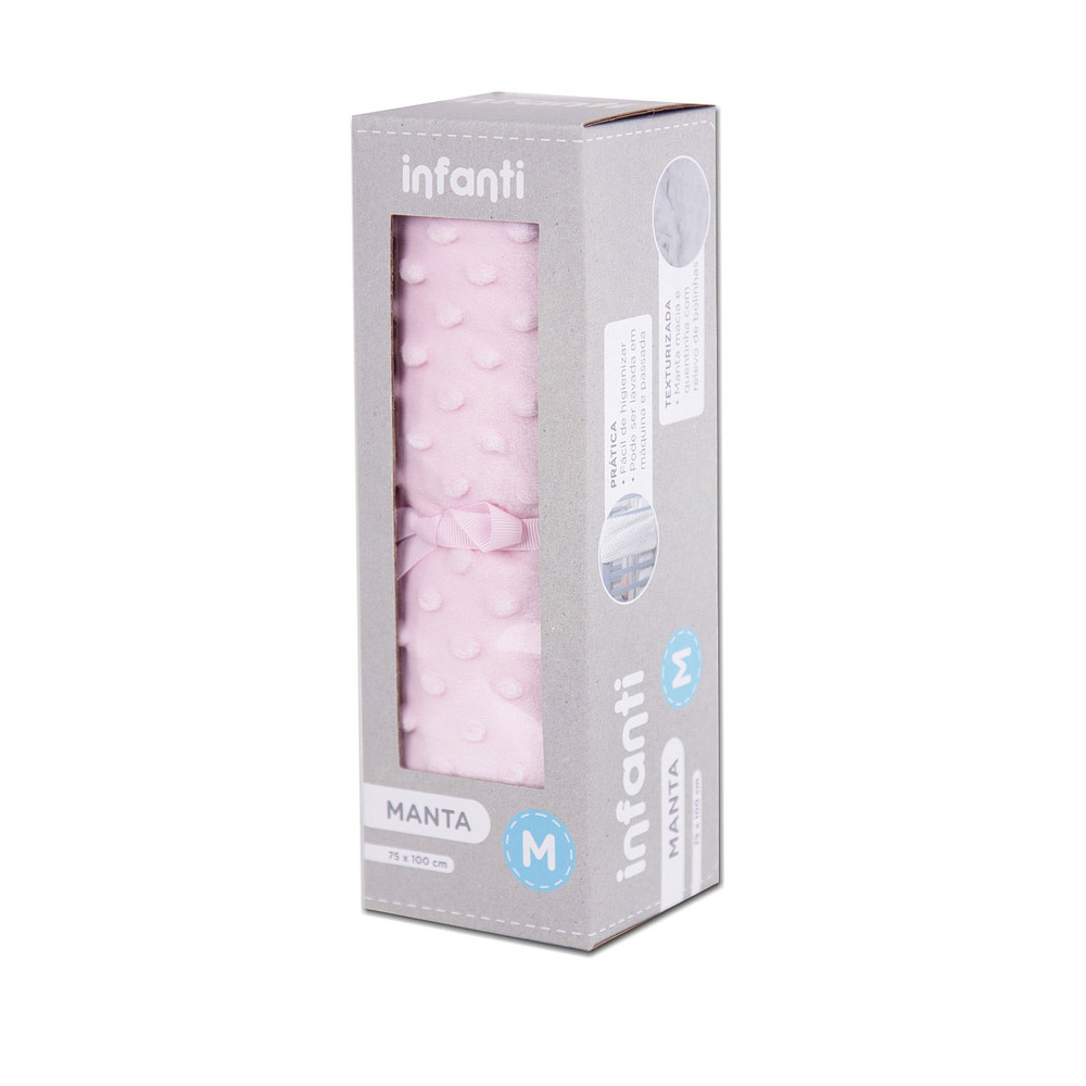 Manta Infanti Média Cinza Manta Infanti Média Cinza