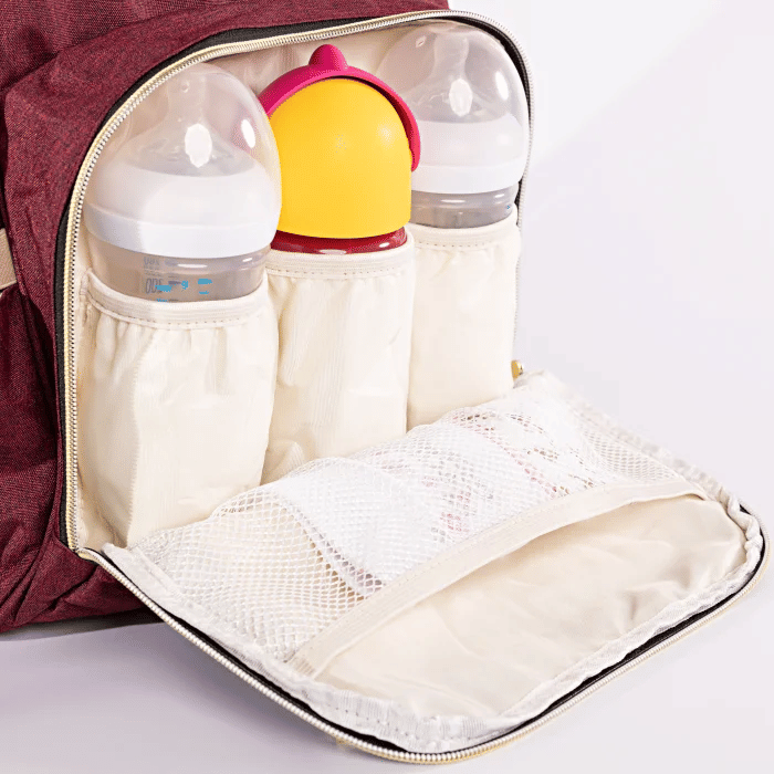 Bolsa Mochila Maternidade Premium Bordô Bolsa Mochila Maternidade Premium Bordô