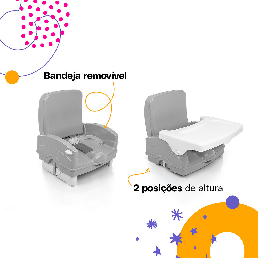 Cadeira Portátil Smart Cosco Cinza Cadeira Portátil Smart Cosco Cinza