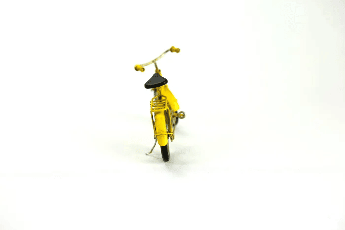 Bicicleta Decorativa Amarela Bicicleta Decorativa Amarela