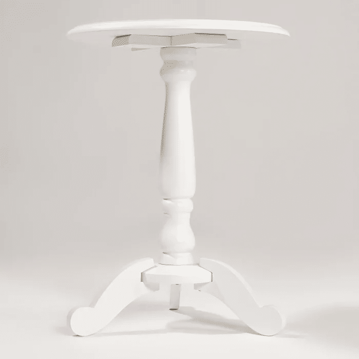 Mesa Redonda Lateral de Apoio Branca Mesa Redonda Lateral de Apoio Branca