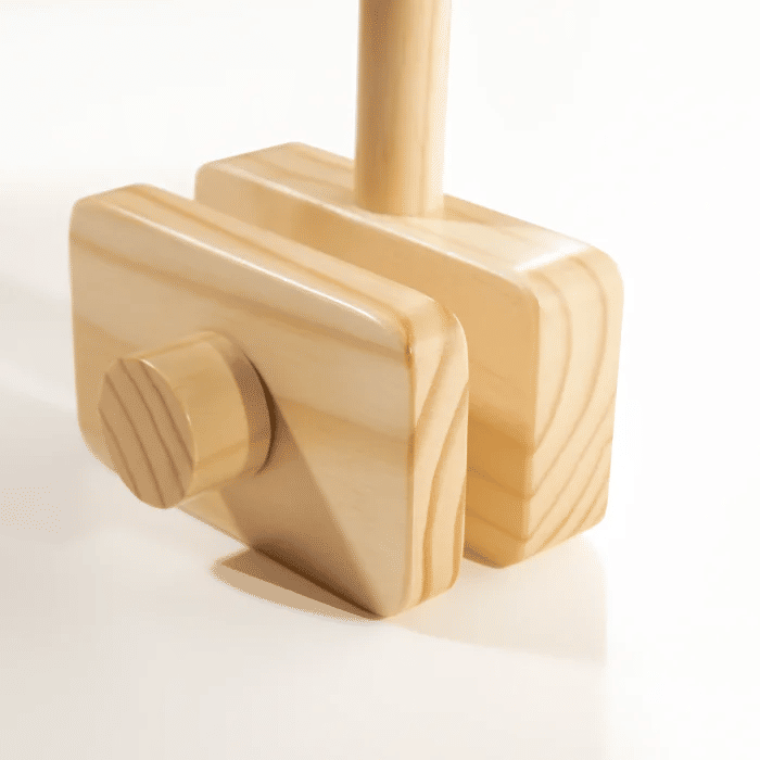 Suporte de Berço para Mobile em Madeira Natural