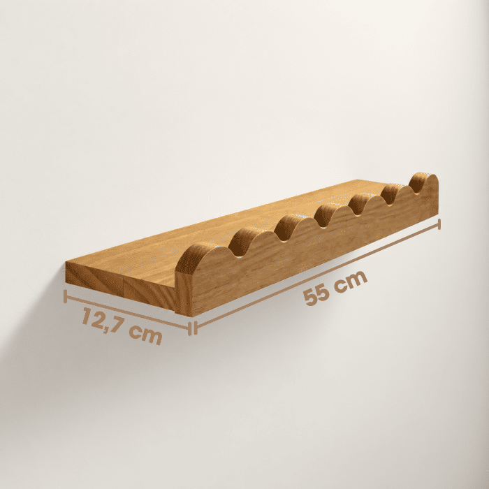Prateleira Pop Mel 55 cm Kit com 2 Unidades Prateleira Pop Mel 55 cm Kit com 2 Unidades