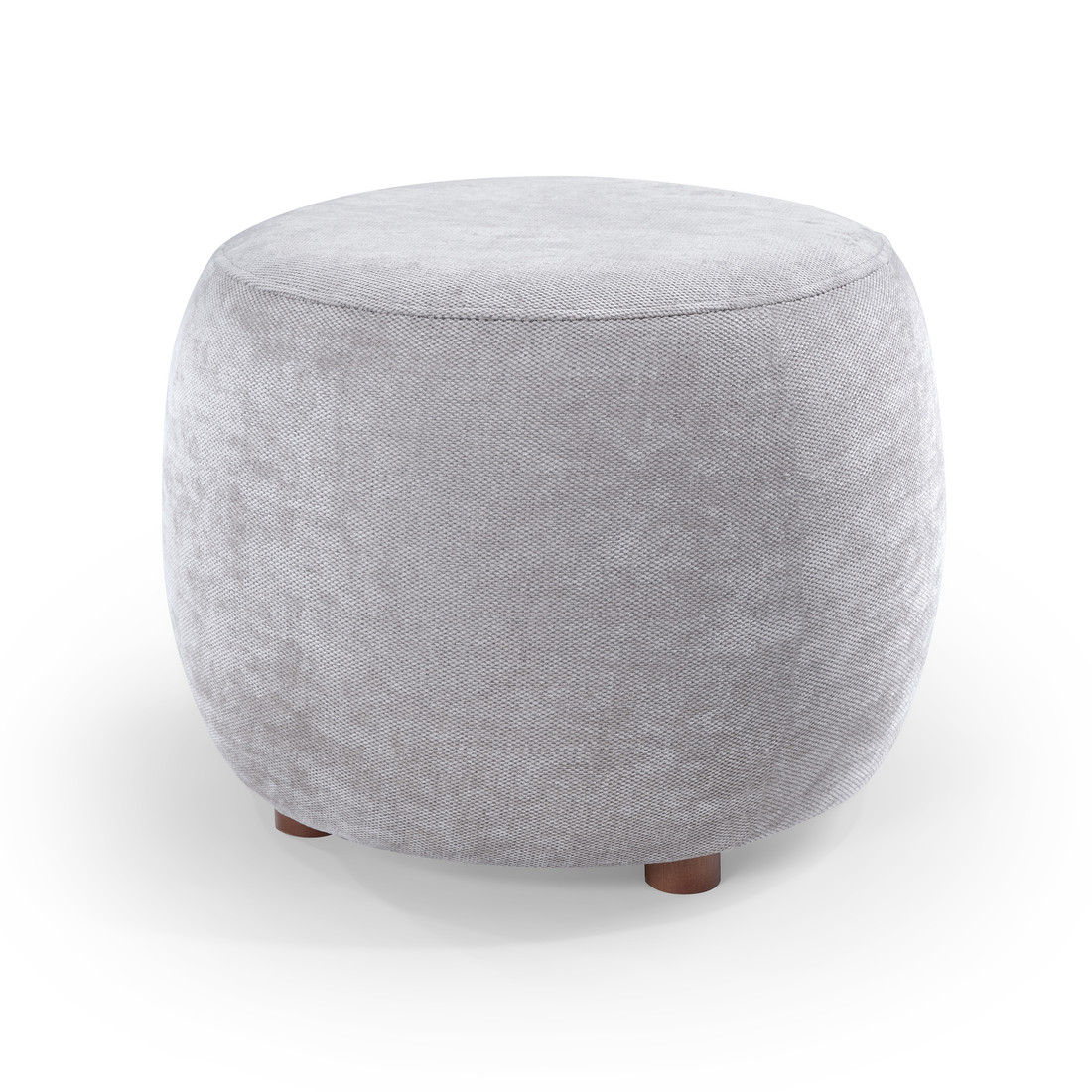 Poltrona de Amamentação Luna com Balanço e Puff Veludo Cinza Poltrona de Amamentação Luna com Balanço e Puff Veludo Cinza