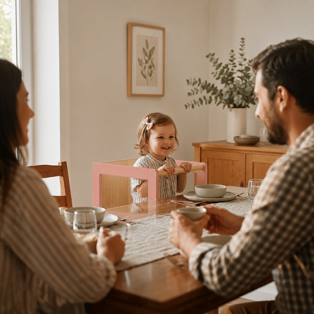 Torre de Aprendizagem Montessori 4 em 1 Rosa Cadeirão Ajustável, Mesinha de Atividades, Quadro de Desenhos Torre de Aprendizagem Montessori 4 em 1 Rosa Cadeirão Ajustável, Mesinha de Atividades, Quadro de Desenhos