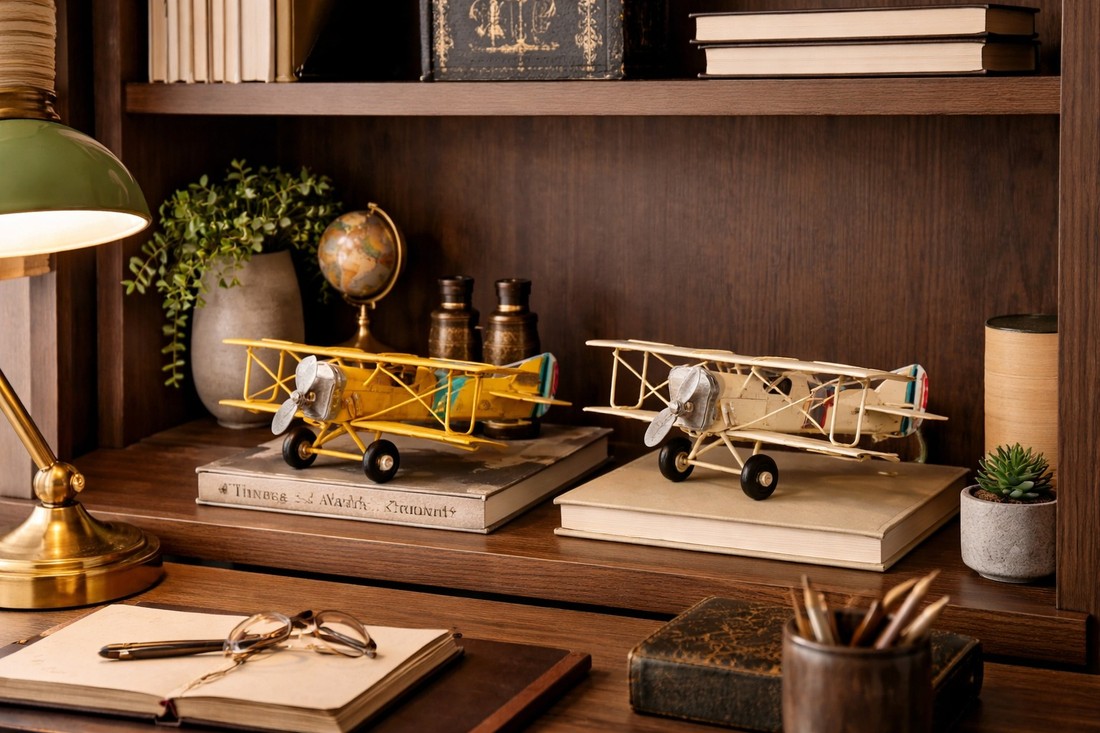 Avião Decorativo Branco Avião Decorativo Branco