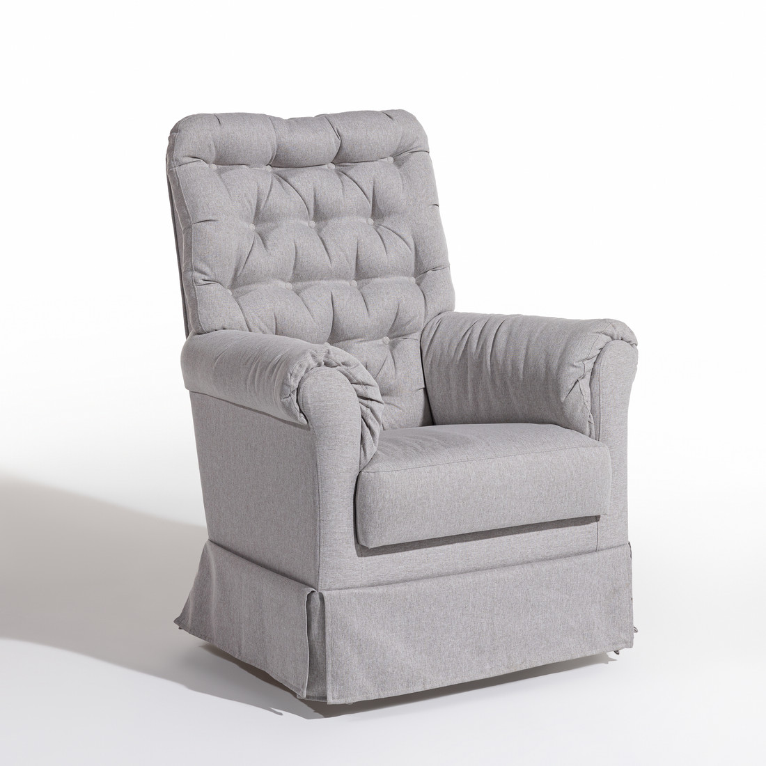 Poltrona de Amamentação Mommy com Balanço Linho Cinza Poltrona de Amamentação Mommy com Balanço Linho Cinza