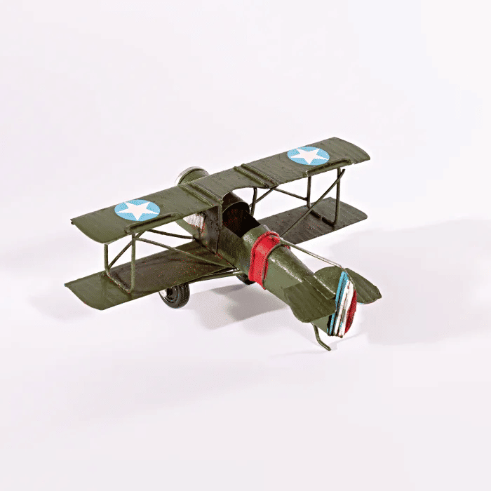 Avião Decorativo Verde Avião Decorativo Verde