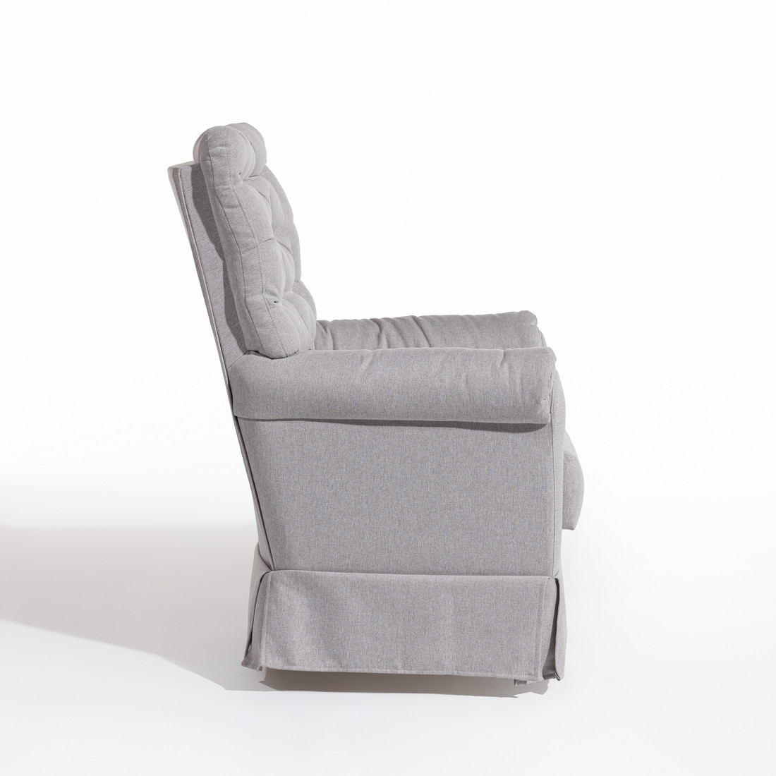 Poltrona de Amamentação Mommy com Balanço Linho Cinza Poltrona de Amamentação Mommy com Balanço Linho Cinza