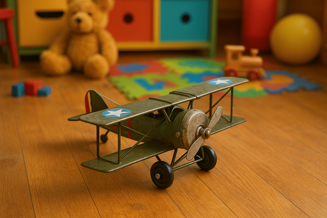 Avião Decorativo Verde Avião Decorativo Verde