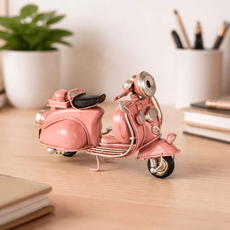 Scooter Decorativa Rosa