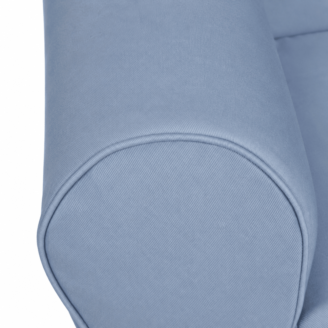 Mini Sofá Poltrona Infantil Azul de Espuma com Alça de Transporte e Capa Lavável