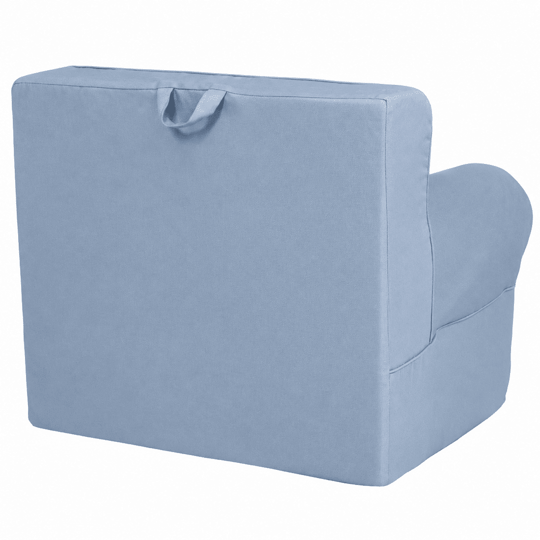 Mini Sofá Poltrona Infantil Azul de Espuma com Alça de Transporte e Capa Lavável Mini Sofá Poltrona Infantil Azul de Espuma com Alça de Transporte e Capa Lavável