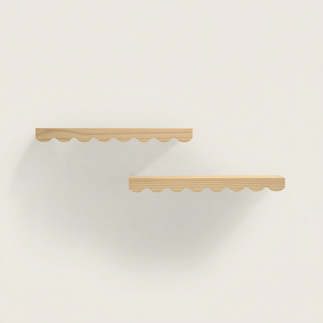 Prateleira Pop Natural 55 cm Kit com 2 Unidades Prateleira Pop Natural 55 cm Kit com 2 Unidades