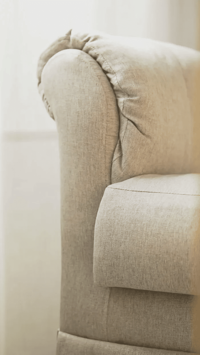 Poltrona de Amamentação Mommy com Balanço Linho Cinza Poltrona de Amamentação Mommy com Balanço Linho Cinza