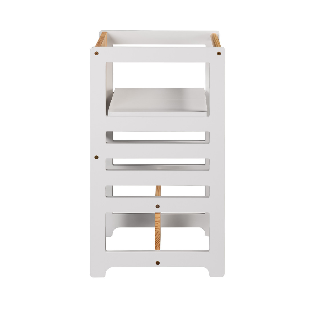 Torre de Aprendizagem Montessori 4 em 1 Branca Cadeirão Ajustável, Mesinha de Atividades, Quadro de Desenhos Torre de Aprendizagem Montessori 4 em 1 Branca Cadeirão Ajustável, Mesinha de Atividades, Quadro de Desenhos
