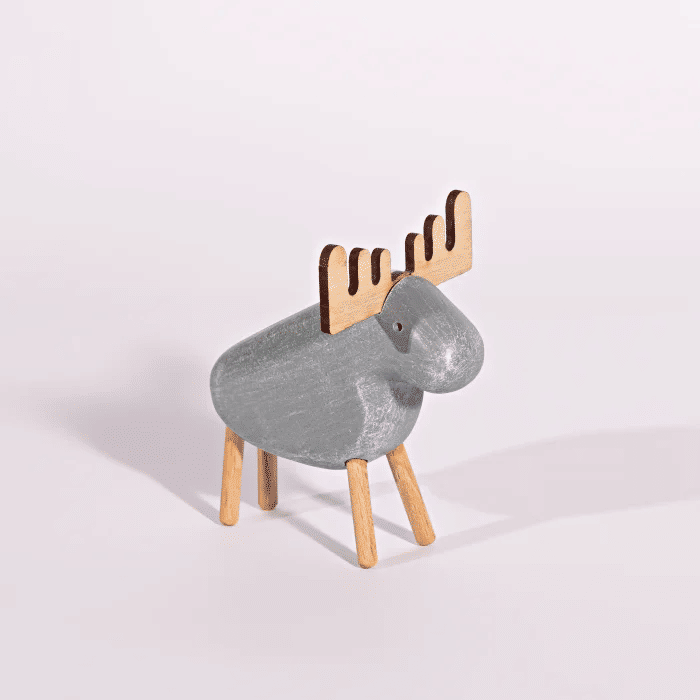 Alce Decorativo de Pedra Safari Quarto de Bebê