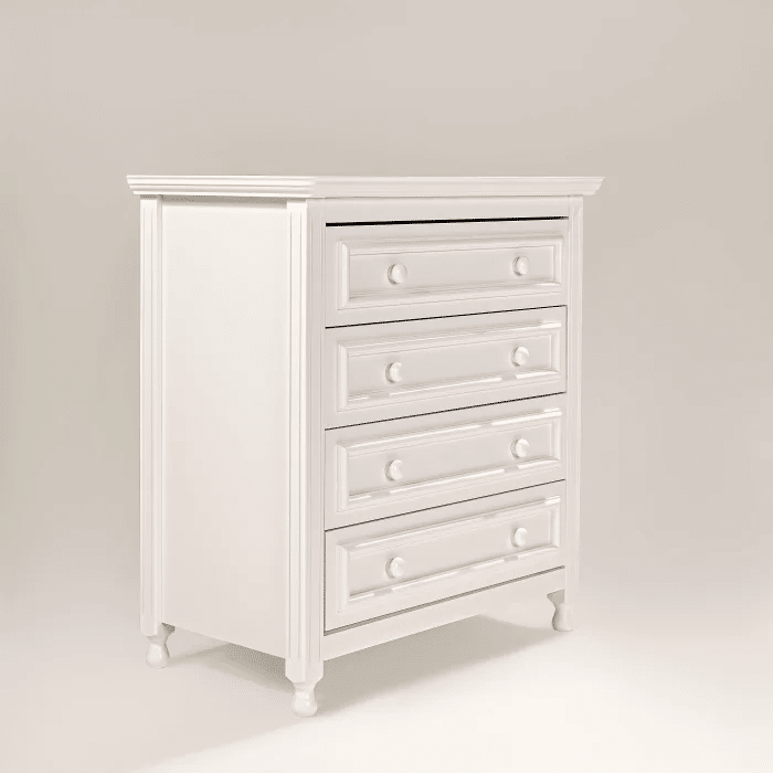 Kit Berço 3 em 1 + Cômoda 4 gavetas em Madeira Maciça Branco | Linha Feliz + 1,2,3 Kit Berço 3 em 1 + Cômoda 4 gavetas em Madeira Maciça Branco | Linha Feliz + 1,2,3