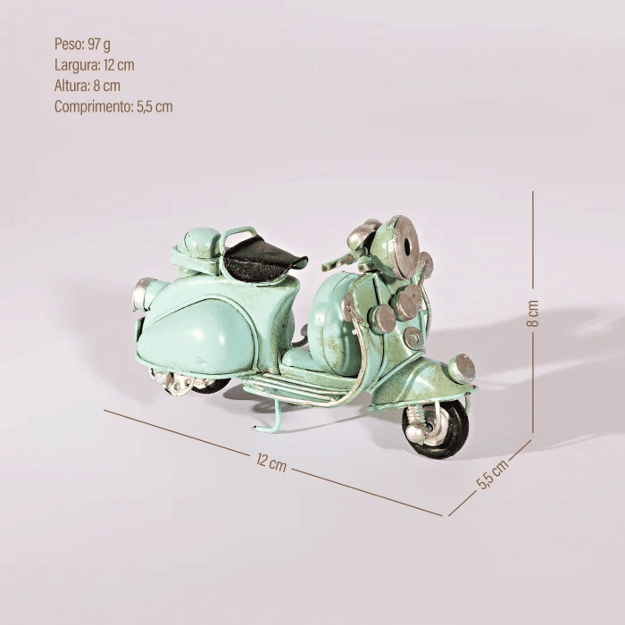 Scooter Decorativa Verde Scooter Decorativa Verde