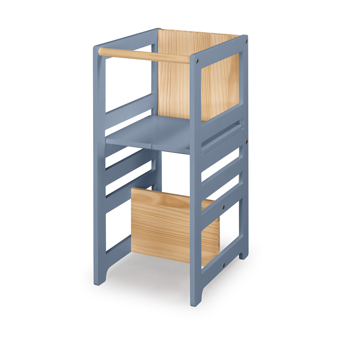Torre de Aprendizagem Montessori 4 em 1 Azul Cadeirão Ajustável, Mesinha de Atividades, Quadro de Desenhos Torre de Aprendizagem Montessori 4 em 1 Azul Cadeirão Ajustável, Mesinha de Atividades, Quadro de Desenhos