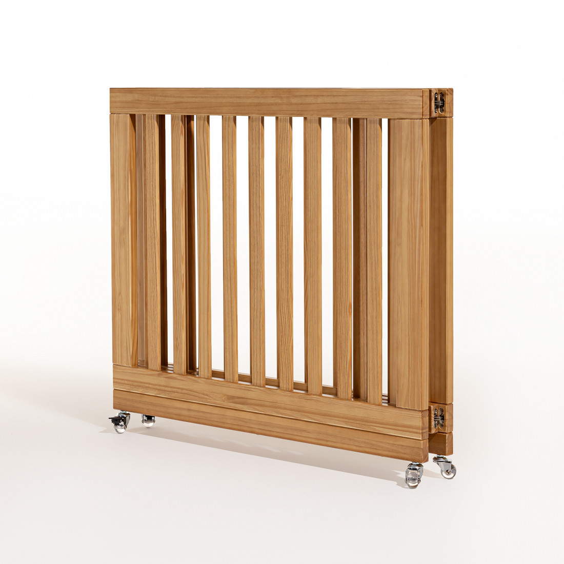 Mini Berço Dobrável Fold de Madeira na Cor Mel Mini Berço Dobrável Fold de Madeira na Cor Mel