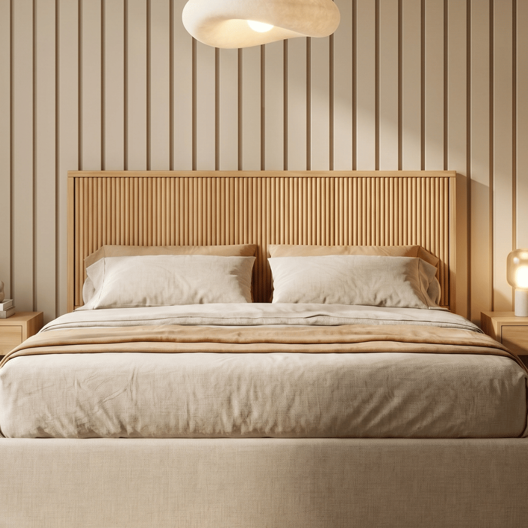 Cabeceira de Cama QUEEN 158cm Rounded em Madeira Maciça Cabeceira de Cama QUEEN 158cm Rounded em Madeira Maciça
