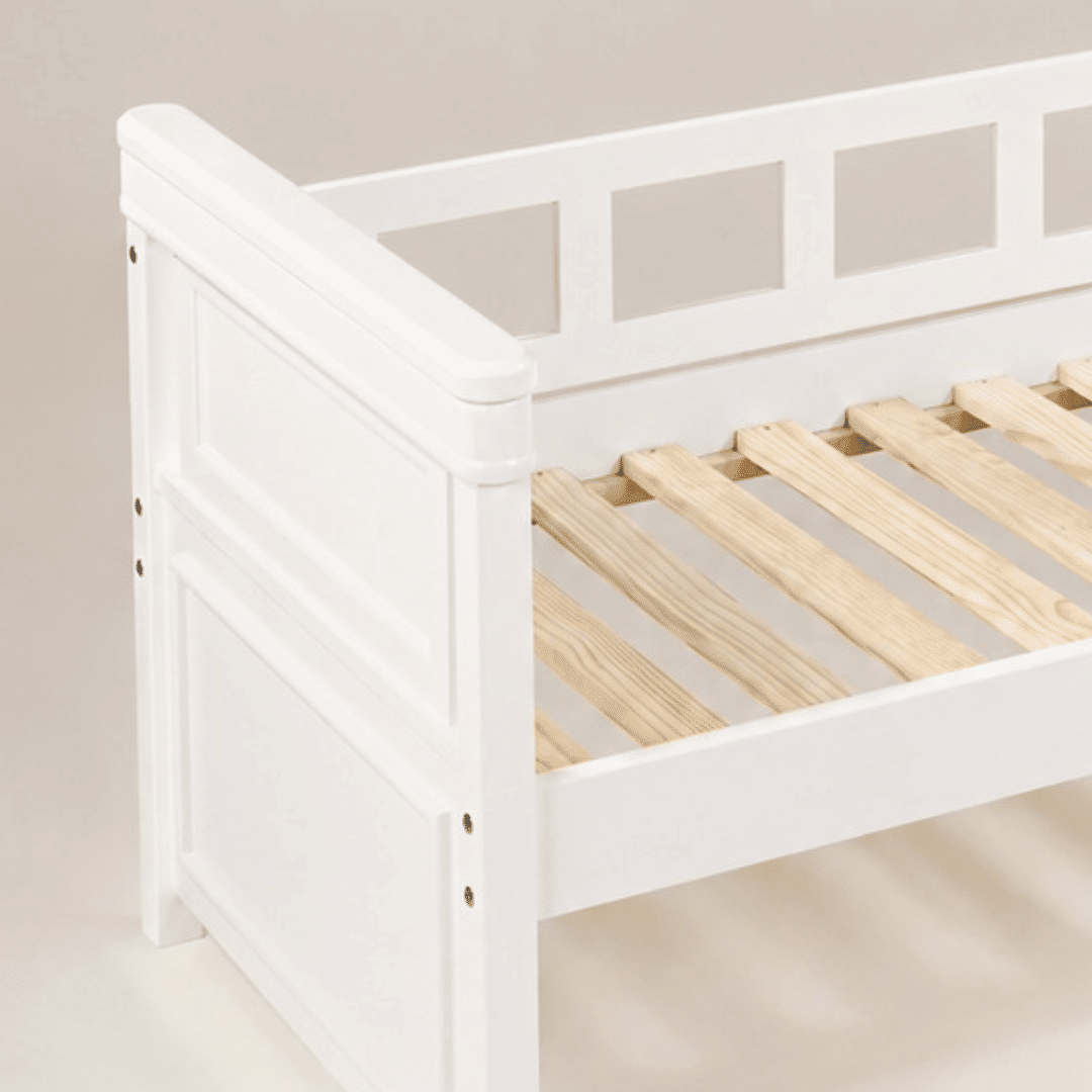Sofá Cama Encanto com Cama Auxiliar Branco Sofá Cama Encanto com Cama Auxiliar Branco