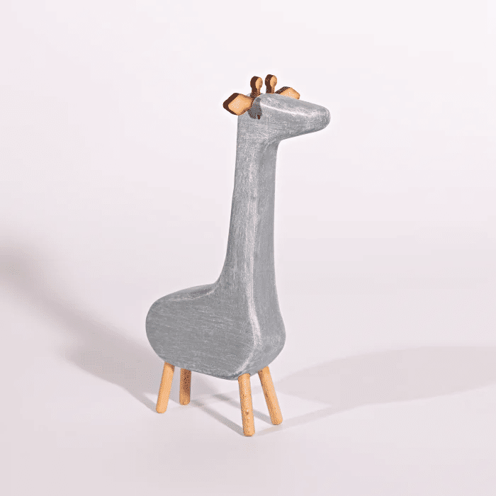 Girafa Decorativa de Pedra Safari Quarto de Bebê