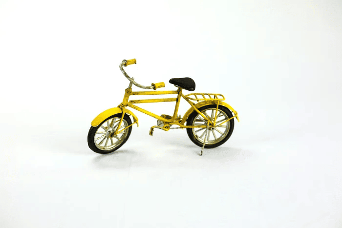Bicicleta Decorativa Amarela Bicicleta Decorativa Amarela