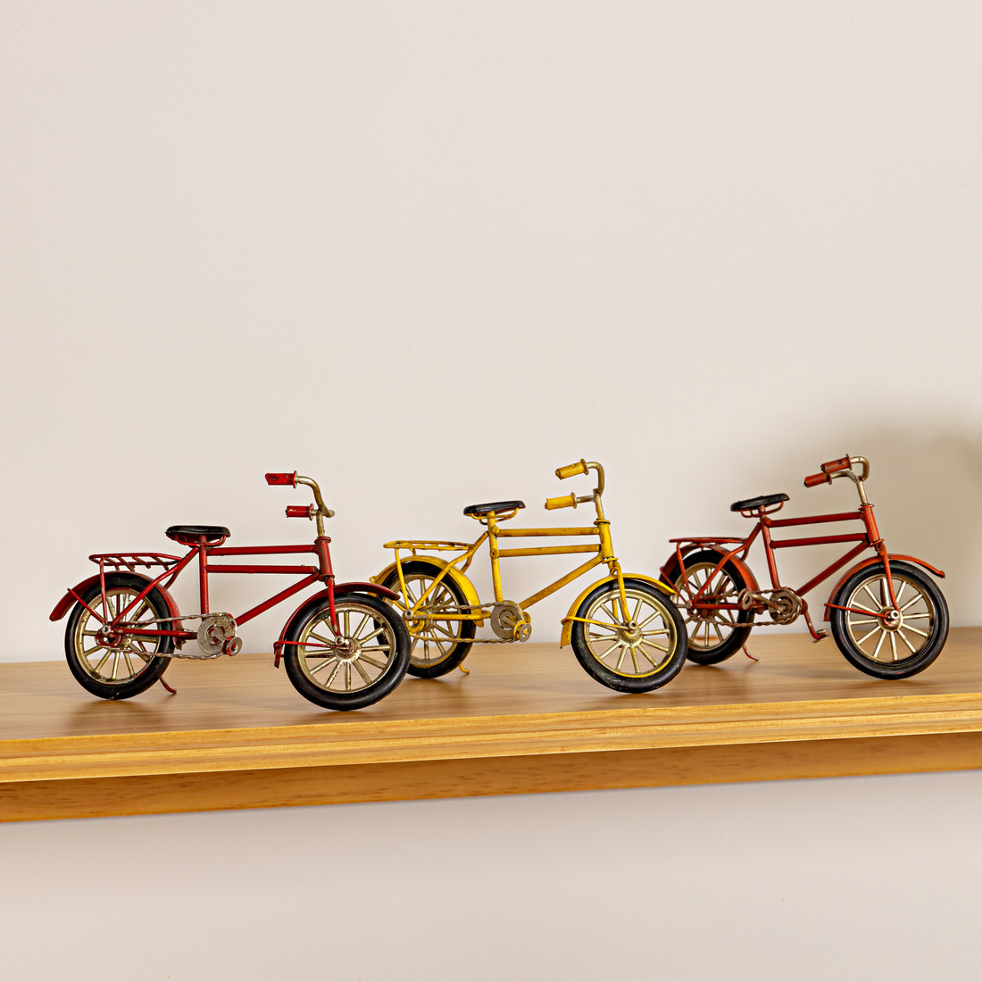 Bicicleta Decorativa Amarela