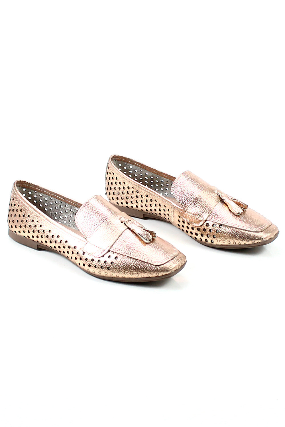 Mocassim Mybez Martina em Couro com Detalhe em Recorte a Laser