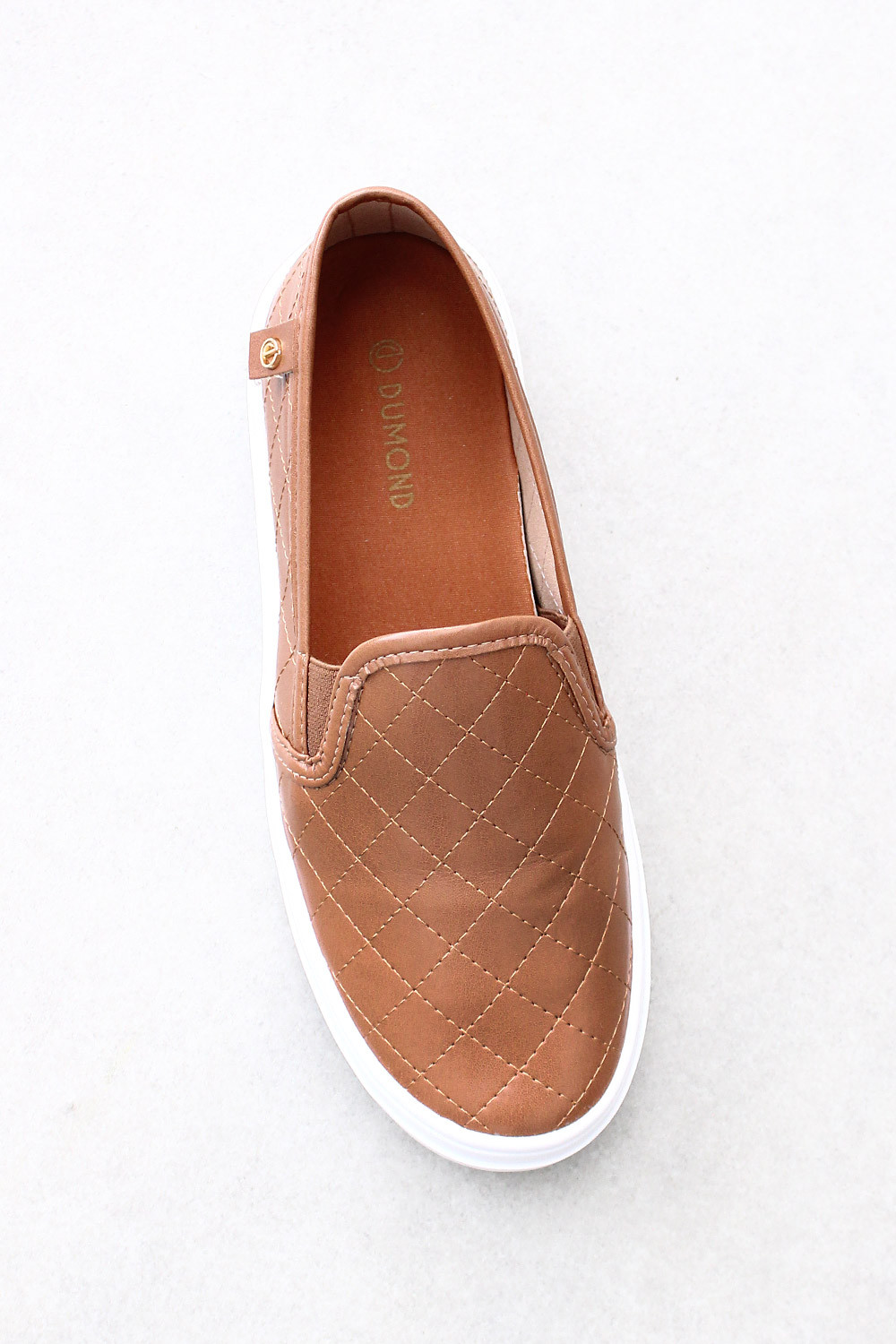 Tênis Dumond Slip On com Solado de 3cm e Palmilha Confortável