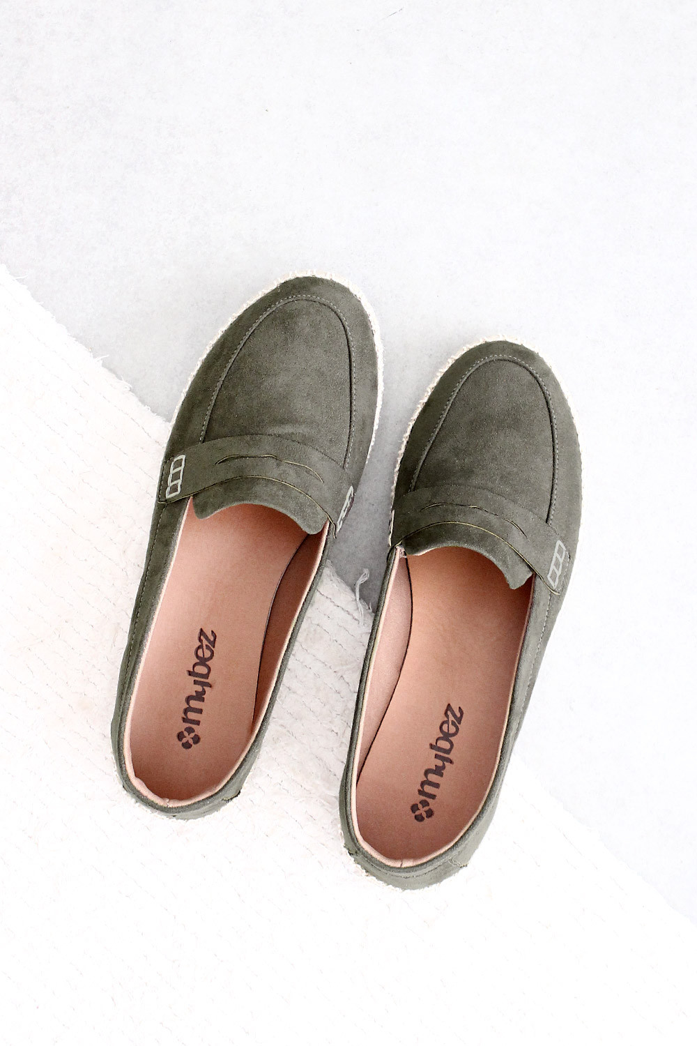 Alpargata Mybez Tayla em Camurça com Solado de Corda 2cm