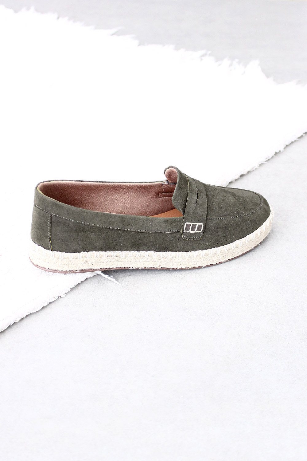 Alpargata Mybez Tayla em Camurça com Solado de Corda 2cm