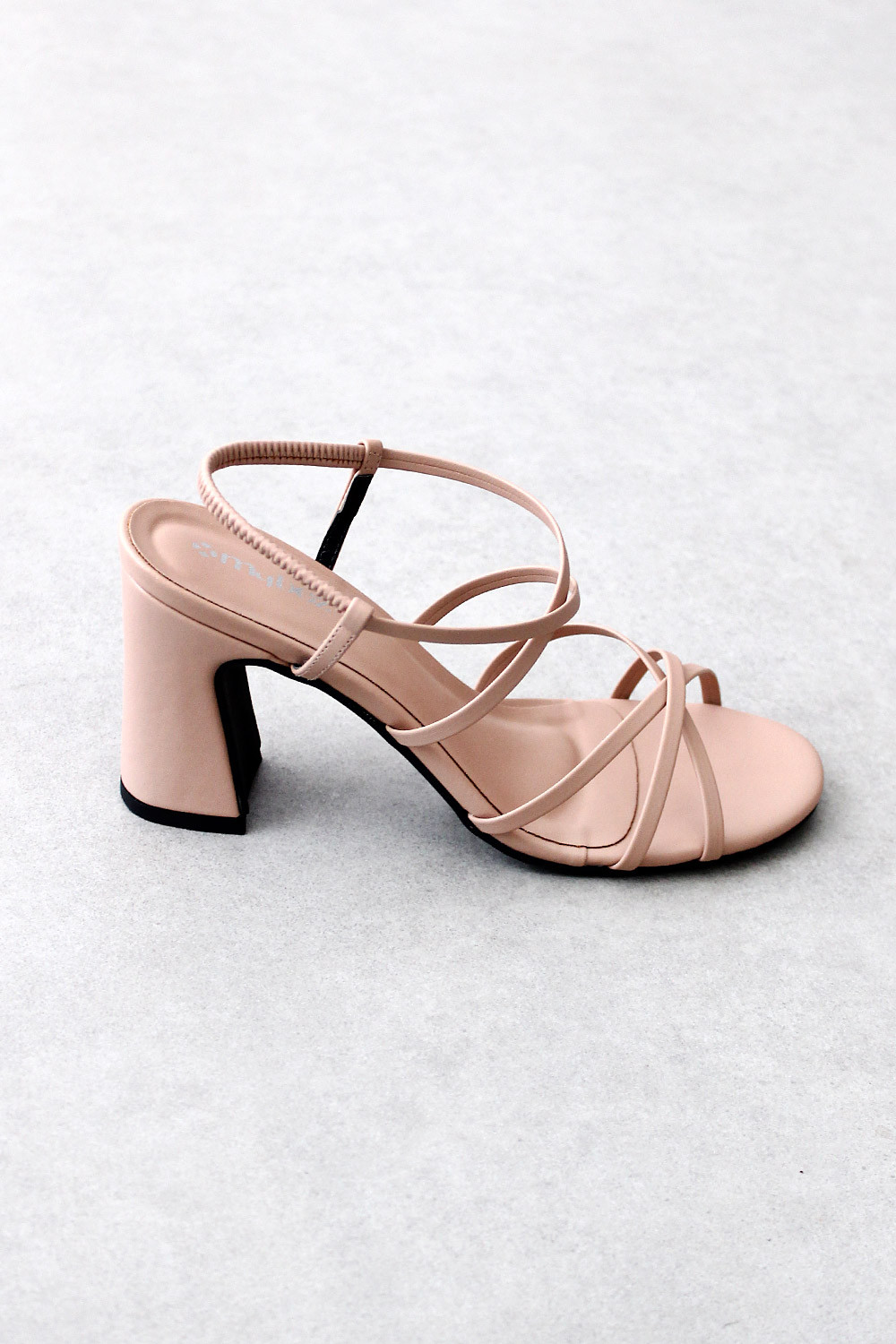 Sandália Mybez AnaJulia com Tira de Elástico no Tornozelo e Salto Alto