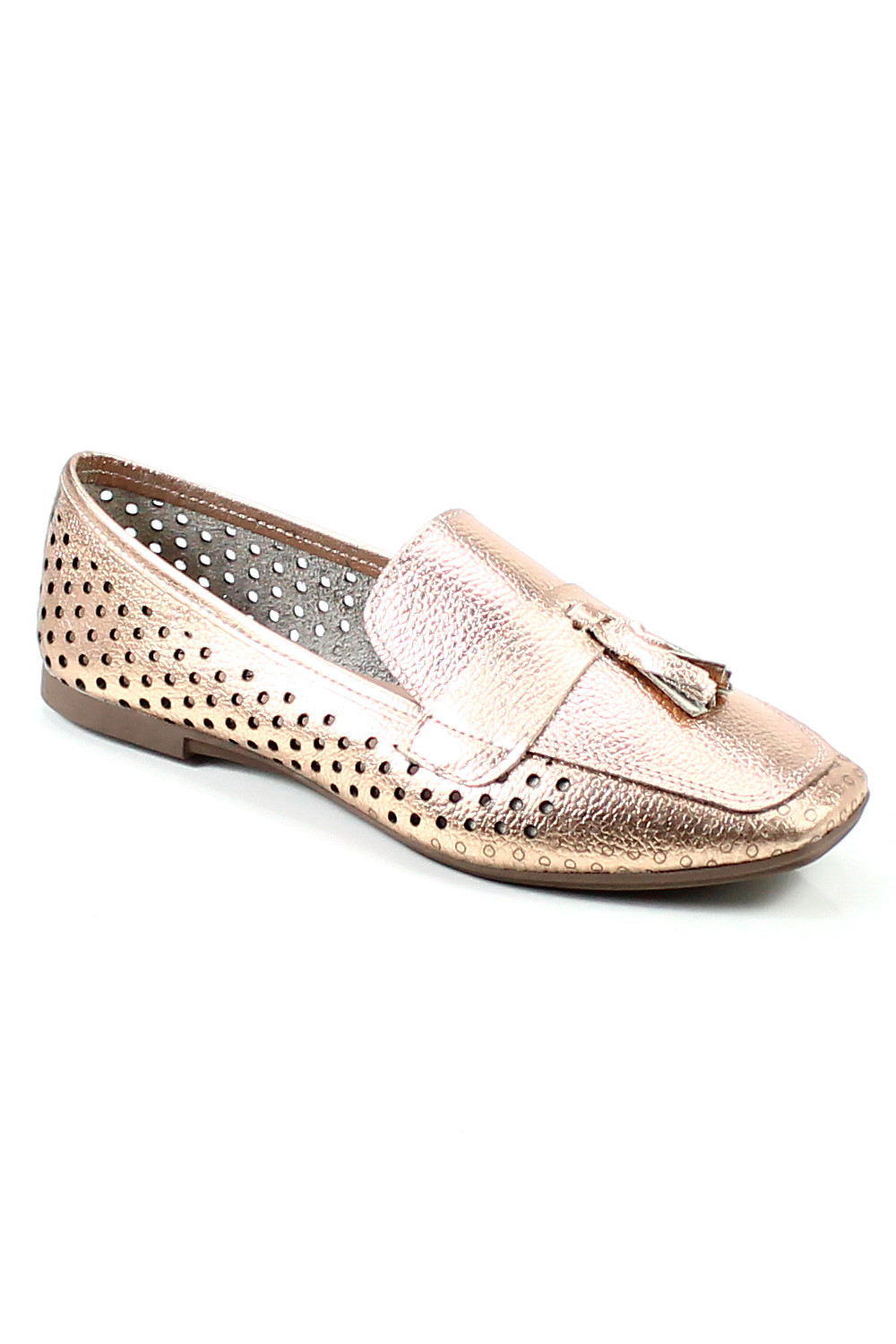 Mocassim Mybez Martina em Couro com Detalhe em Recorte a Laser