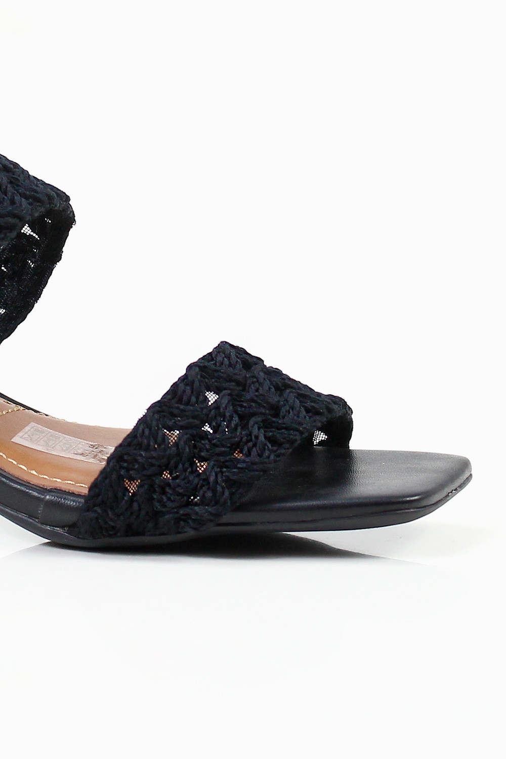 Sandália Mybez Larissa em Crochê com Salto de 6cm