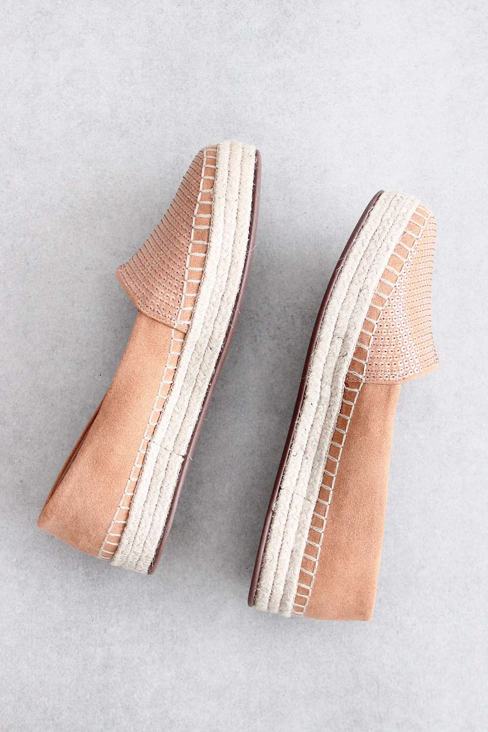 Alpargata Mybez Bel com Paetês e Solado em Corda