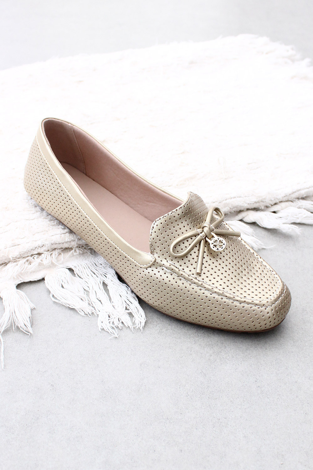 Mocassim Mybez Amanda Bico Quadrado com Solado Emborrachado