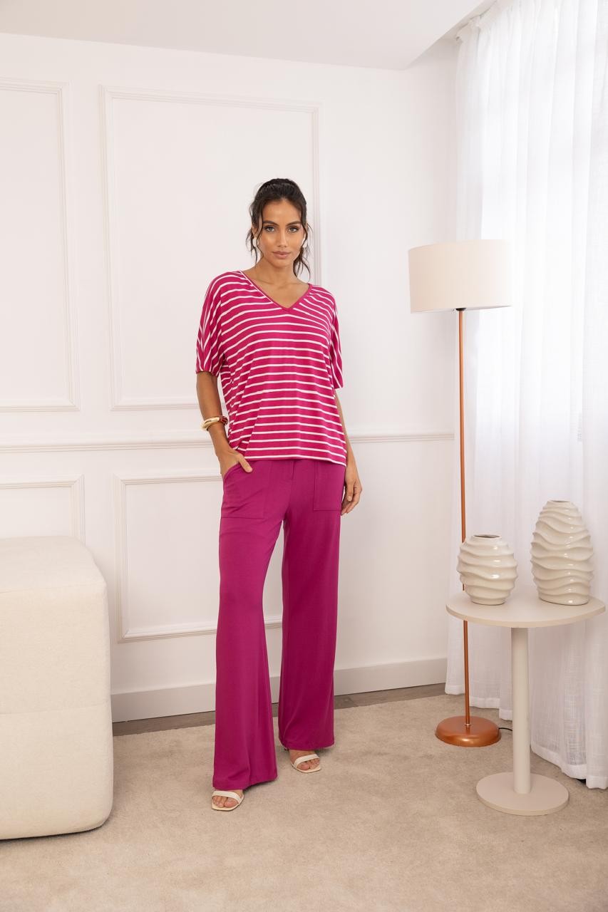 Conjunto Morgana 3.0 Gola V Fúcsia Conjunto Morgana 3.0 Gola V Fúcsia