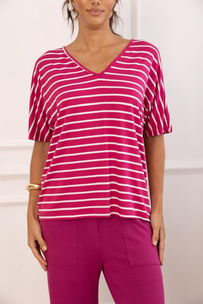 Conjunto Morgana 3.0 Gola V Fúcsia Conjunto Morgana 3.0 Gola V Fúcsia