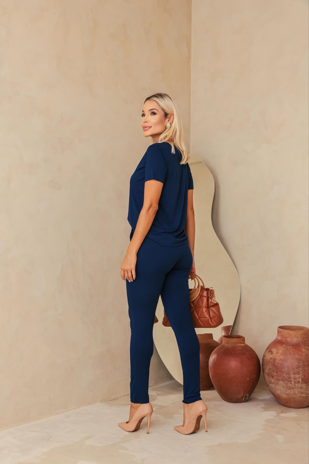 Conjunto Erika Confort Azul Marinho Conjunto Erika Confort Azul Marinho