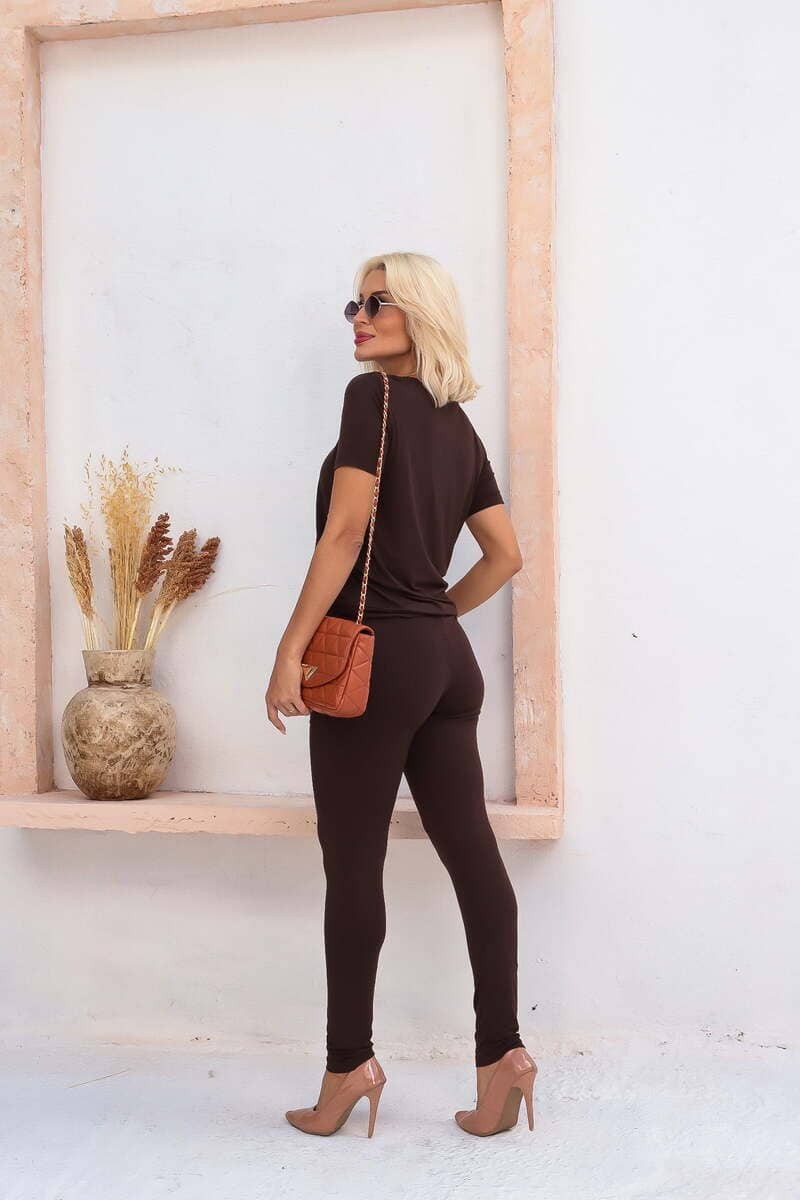 Conjunto Erika Confort Marrom Café Conjunto Erika Confort Marrom Café